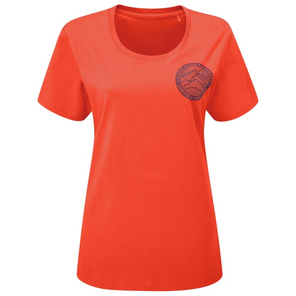 Rab - Women's Stance 3 Peaks Tee - T-Shirt Gr S rot von Rab