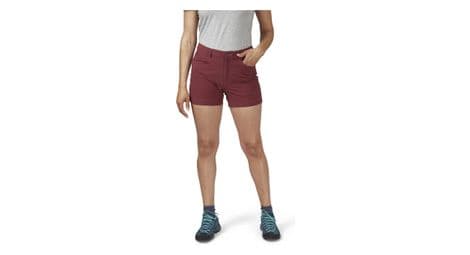 damen rab capstone wandershorts rot von Rab