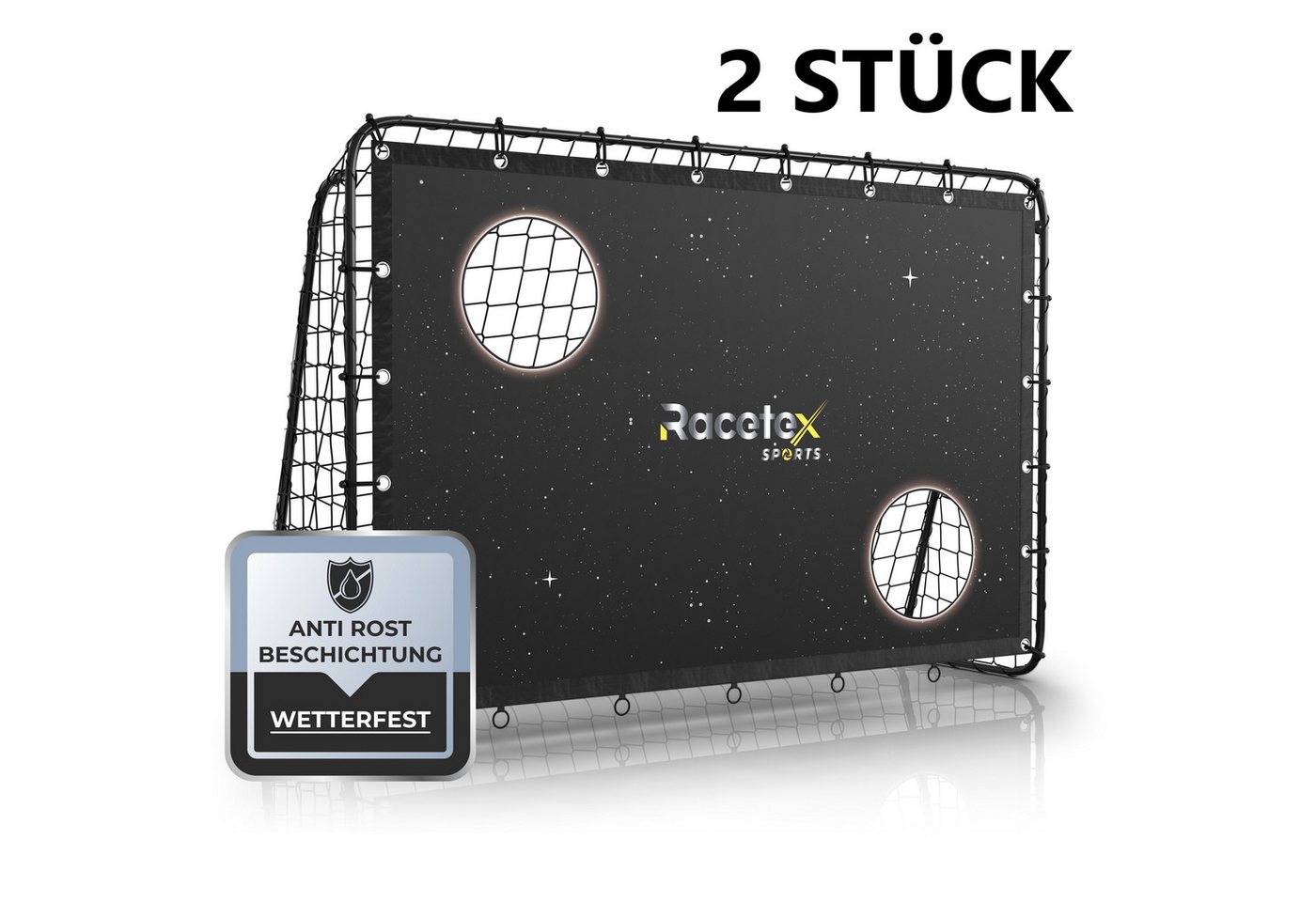 Racetex Fußballtor Racetex 2er Set Fußballtor mit Torwand, ⚽UNSERE EMPFEHLUNG Racetex Fußballtor Racetex 2er Set Fußballtor mit Torwand, ⚽UNSERE EMPFEHLUNG von Racetex