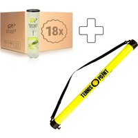 Racket Roots 18x 4er Dose Club Tennisball plus Ballsammelröhre Racket Roots 18x 4er Dose Club Tennisball plus Ballsammelröhre von Racket Roots