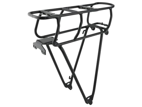 Racktime Unisex – Erwachsene Bosch Standard 28" Gepäckträger, schwarz, Zoll von Racktime