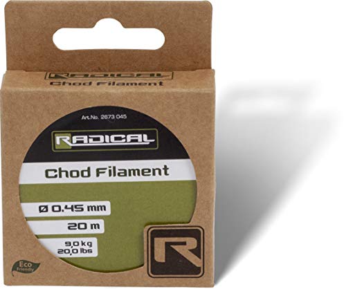 Radical Ø0,45mm Chod Filament 20m 9kg,20lbs hellgrün, 20 m Radical Ø0,45mm Chod Filament 20m 9kg,20lbs hellgrün, 20 m von Radical