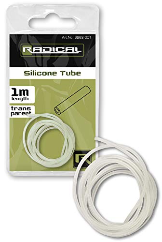 Radical Qualitäts Silicone Tube Karpfen Zubehör für Diverse Montagen Karpfenangeln, transparent von Radical