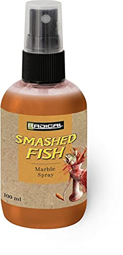 Radical Qualitäts Smashed Fish Marble Spray Zubehör für Boilies und Karpfen Angelköder, Rot, 100ml Radical Qualitäts Smashed Fish Marble Spray Zubehör für Boilies und Karpfen Angelköder, Rot, 100ml von Radical