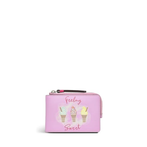 RADLEY London Feeling Sweet Kreditkartenetui für Damen, Leder, schmal, mit Reißverschluss und Münzfach, Rosa, Sugar Pink, Feeling Sweet - Kleiner Kartenhalter von Radley