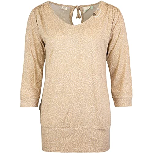 Ragwear Casidy Longsleeve Damen (L, Sand) von Ragwear