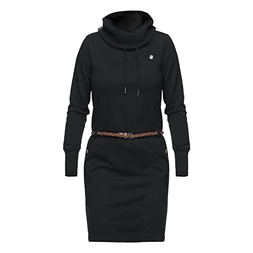 Ragwear Damen Jerseykleid Laurra A Black M von Ragwear