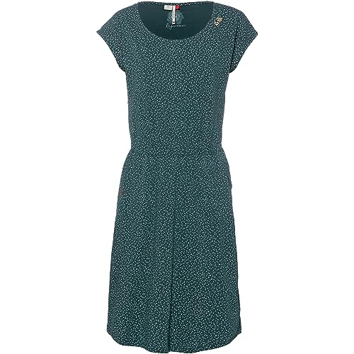 Ragwear Damen Kurzarmkleid Lilithe Dark Green XS von Ragwear