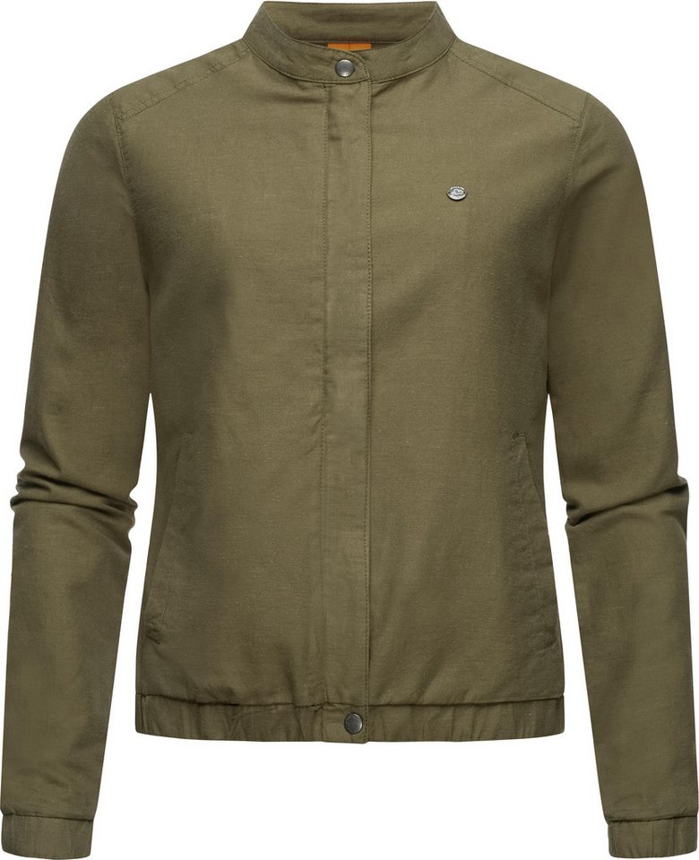 Ragwear Kurzjacke Malawi Linen Leichte Leinen Übergangsjacke Ragwear Kurzjacke Malawi Linen Leichte Leinen Übergangsjacke von Ragwear