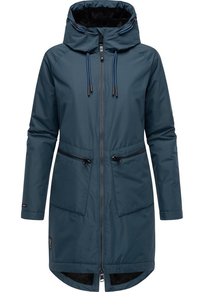 Ragwear Kurzmantel Holstic Wasserdichter Damen Wintermantel mit Kunstfell am Kragen Ragwear Kurzmantel Holstic Wasserdichter Damen Wintermantel mit Kunstfell am Kragen von Ragwear