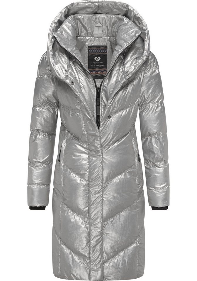 Ragwear Kurzmantel Natalka Bling Damen Wintermantel in schimmernder Optik Ragwear Kurzmantel Natalka Bling Damen Wintermantel in schimmernder Optik von Ragwear