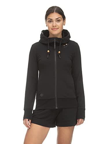 Ragwear Damen Sweatjacke Paya Black XS von Ragwear