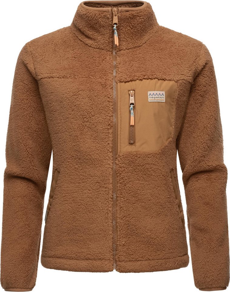 Ragwear Plüschjacke Alaris Kuschelige Fleecejacke mit Brusttasche Ragwear Plüschjacke Alaris Kuschelige Fleecejacke mit Brusttasche von Ragwear