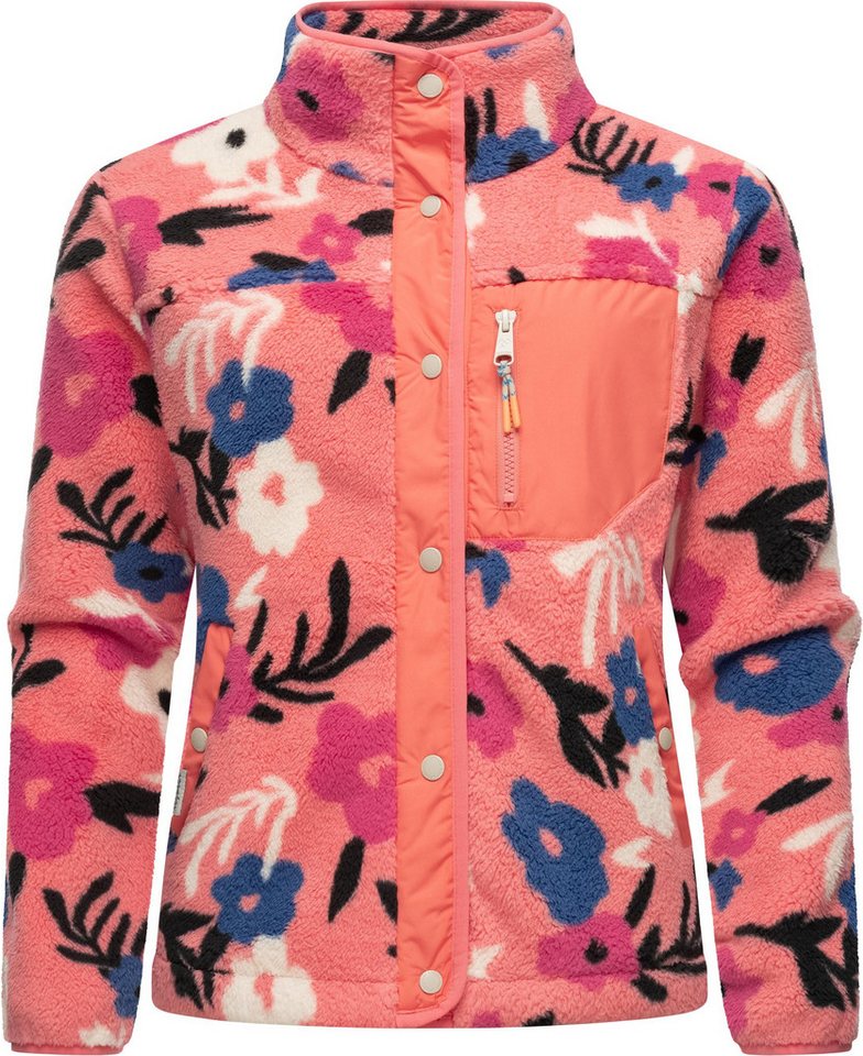Ragwear Plüschjacke Appopis Print Auffällige flauschige Übergangsjacke aus Teddyfleece Ragwear Plüschjacke Appopis Print Auffällige flauschige Übergangsjacke aus Teddyfleece von Ragwear