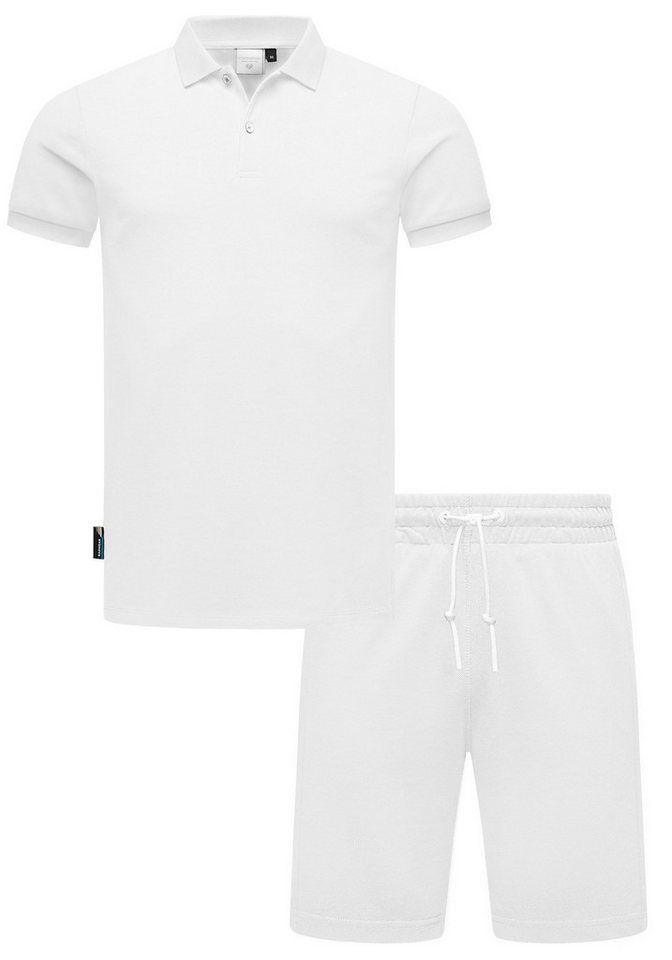 Ragwear Poloshirt Set Porpi (2-tlg) Modisches Herren Set aus Hemd und kurzer Hose von Ragwear