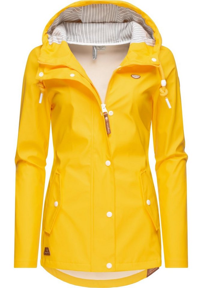 Ragwear Regenjacke YM-Marge stylische Übergangsjacke mit großer Kapuze Ragwear Regenjacke YM-Marge stylische Übergangsjacke mit großer Kapuze von Ragwear