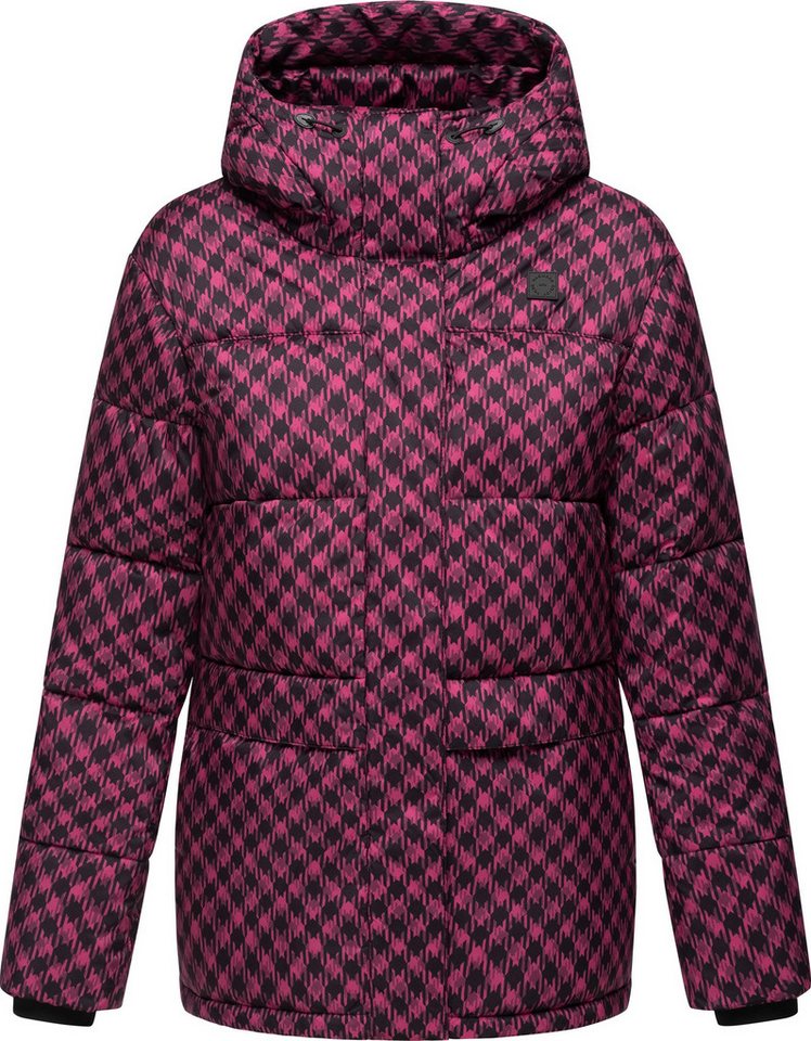 Ragwear Steppjacke Wikesh Print Wasserdichte Damen Winterjacke mit Hahnentritt-Muster Ragwear Steppjacke Wikesh Print Wasserdichte Damen Winterjacke mit Hahnentritt-Muster von Ragwear