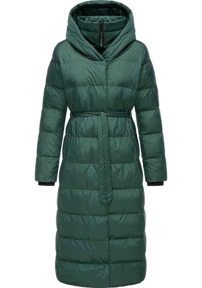 Ragwear Steppmantel Niara Long Gesteppter langer Damen Mantel mit Bindeband Ragwear Steppmantel Niara Long Gesteppter langer Damen Mantel mit Bindeband von Ragwear
