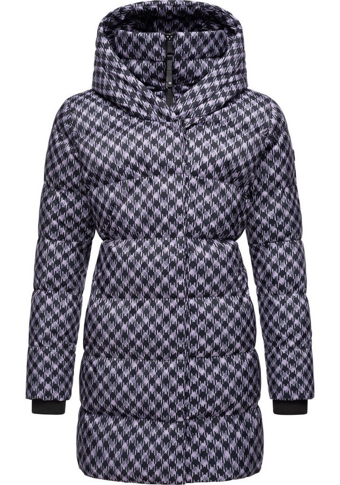 Ragwear Steppmantel Niara Print wasserdichter Mantel mit angesagtem Hahnentritt Muster Ragwear Steppmantel Niara Print wasserdichter Mantel mit angesagtem Hahnentritt Muster von Ragwear