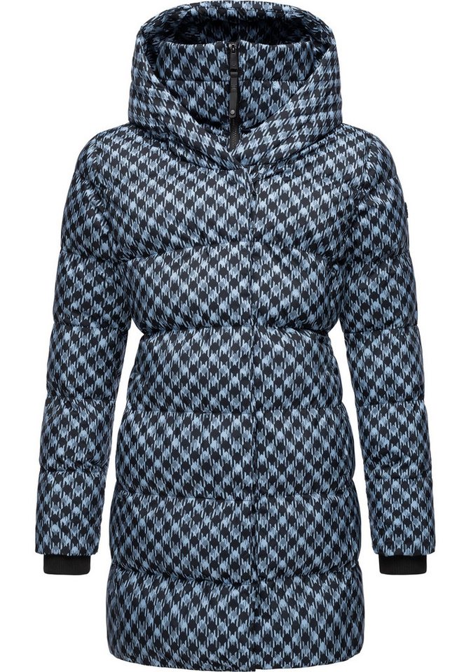 Ragwear Steppmantel Niara Print wasserdichter Mantel mit angesagtem Hahnentritt Muster Ragwear Steppmantel Niara Print wasserdichter Mantel mit angesagtem Hahnentritt Muster von Ragwear