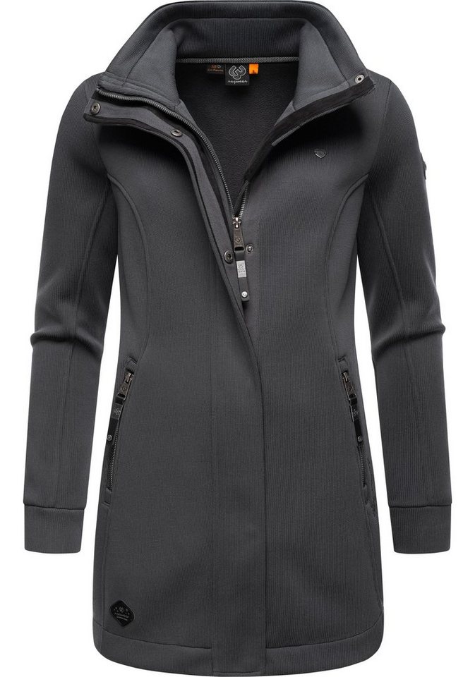 Ragwear Sweatjacke Letrice Bonded Elegante Zip-Jacke mit hohem Kragen in Feinstrickoptik Ragwear Sweatjacke Letrice Bonded Elegante Zip-Jacke mit hohem Kragen in Feinstrickoptik von Ragwear