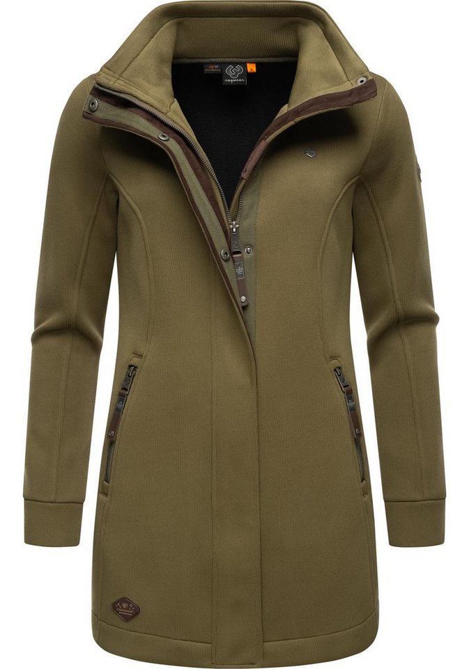 Ragwear Sweatjacke Letrice Bonded Elegante Zip-Jacke mit hohem Kragen in Feinstrickoptik Ragwear Sweatjacke Letrice Bonded Elegante Zip-Jacke mit hohem Kragen in Feinstrickoptik von Ragwear