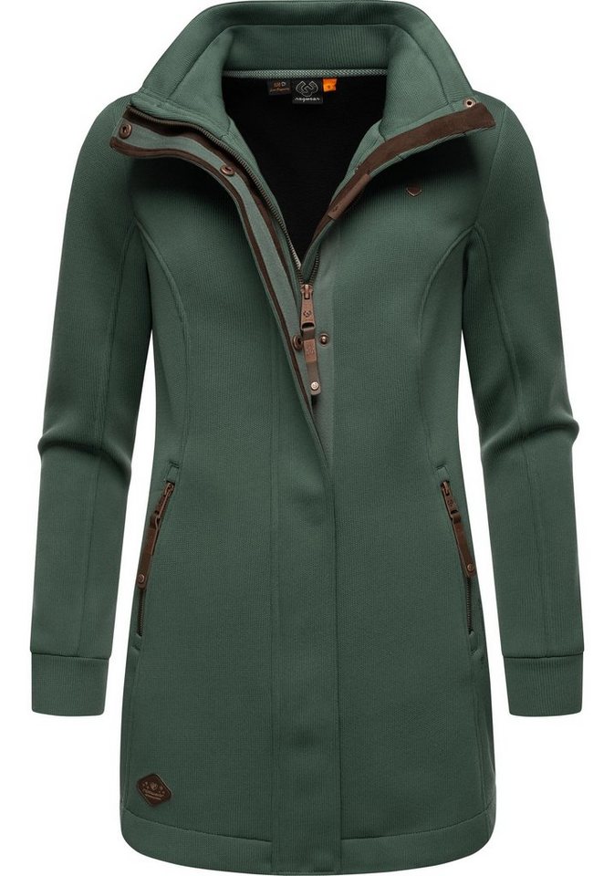 Ragwear Sweatjacke Letrice Bonded Elegante Zip-Jacke mit hohem Kragen in Feinstrickoptik Ragwear Sweatjacke Letrice Bonded Elegante Zip-Jacke mit hohem Kragen in Feinstrickoptik von Ragwear