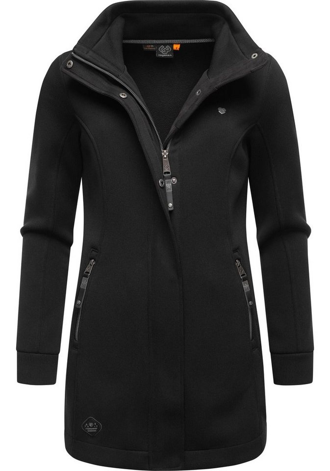 Ragwear Sweatjacke Letrice Bonded Elegante Zip-Jacke mit hohem Kragen in Feinstrickoptik Ragwear Sweatjacke Letrice Bonded Elegante Zip-Jacke mit hohem Kragen in Feinstrickoptik von Ragwear