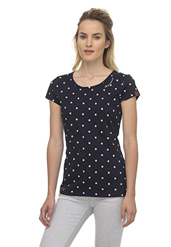 Ragwear T-Shirt Damen T-Shirt Mint DOTS 2011-10023 Blau Navy 2028, Größe:S Ragwear T-Shirt Damen T-Shirt Mint DOTS 2011-10023 Blau Navy 2028, Größe:S von Ragwear