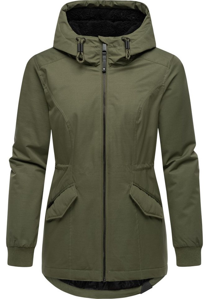 Ragwear Winterjacke Dowey Warm Rain (1-St) Wasserdichte Damen Jacke für den Winter von Ragwear