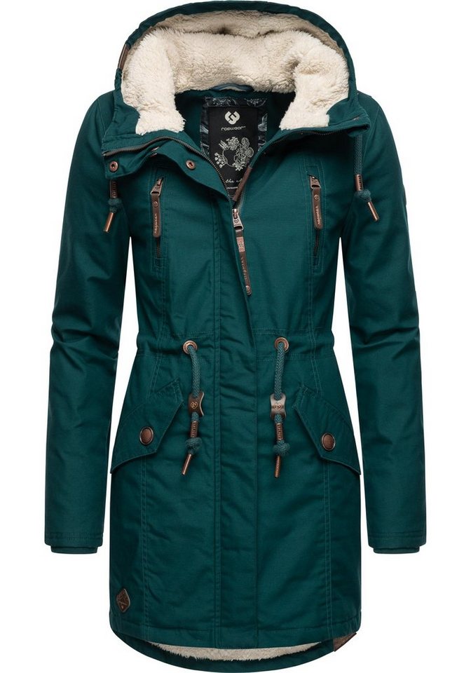 Ragwear Wintermantel Elsie stylischer Winterparka mit Kapuze und Teddyfleece Ragwear Wintermantel Elsie stylischer Winterparka mit Kapuze und Teddyfleece von Ragwear
