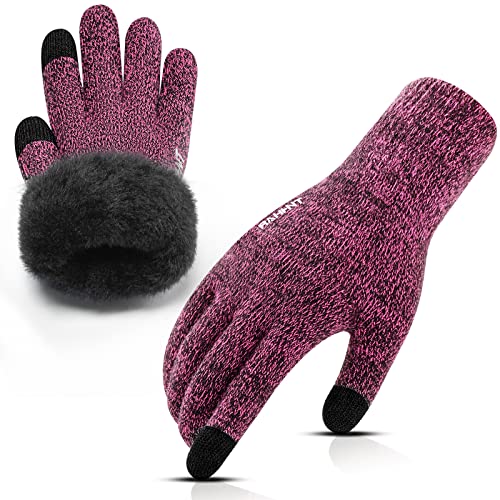 Rahhint Thermo Handschuhe Damen Winterhandschuhe Wolle Touchscreen Handschuhe Herren Warm Ski-Handschuhe Strickhandschuhe geeignet für Indoor-Outdoor-Sport Rahhint Thermo Handschuhe Damen Winterhandschuhe Wolle Touchscreen Handschuhe Herren Warm Ski-Handschuhe Strickhandschuhe geeignet für Indoor-Outdoor-Sport von Rahhint