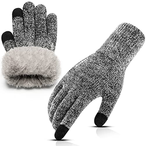 Rahhint Thermo Handschuhe Damen Winterhandschuhe Wolle Touchscreen Handschuhe Herren Warm Ski-Handschuhe Strickhandschuhe geeignet für Indoor-Outdoor-Sport Rahhint Thermo Handschuhe Damen Winterhandschuhe Wolle Touchscreen Handschuhe Herren Warm Ski-Handschuhe Strickhandschuhe geeignet für Indoor-Outdoor-Sport von Rahhint