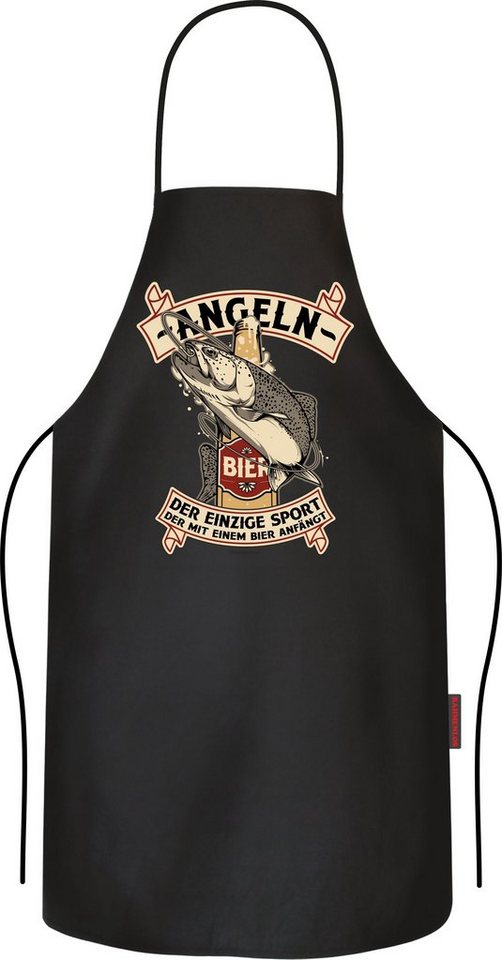RAHMENLOS® Grillschürze Kochschürze Küchenschürze für Angler: der einzige Sport mit Bier RAHMENLOS® Grillschürze Kochschürze Küchenschürze für Angler: der einzige Sport mit Bier von RAHMENLOS®