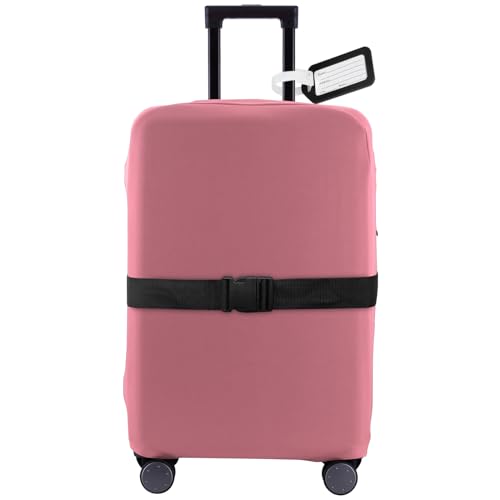 RainVillage Reisegepäckhülle Kofferschutz, Pink, 30-31 inch von RainVillage