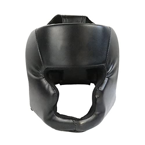 Rainao Box-Kopfbedeckung, Boxen Kopfschutz, Boxhelm Krav MAGA Muay Thai, Leder Thaiboxen Gesichtsschutz, Professionelle Sparring Stoßfest Helm, Kunst Kickboxen Taekwondo Karate BJJ Trainin, Schwarz Rainao Box-Kopfbedeckung, Boxen Kopfschutz, Boxhelm Krav MAGA Muay Thai, Leder Thaiboxen Gesichtsschutz, Professionelle Sparring Stoßfest Helm, Kunst Kickboxen Taekwondo Karate BJJ Trainin, Schwarz von Rainao