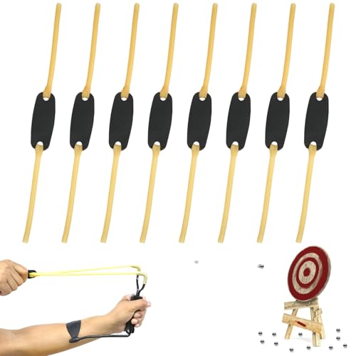 8 Stück Steinschleuder Gummi, Hochelastischer Naturlatex Schleuder Gummiband, Extra stark Steinschleuder Ersatzgummi, Rubber Bands fit Most Stark Slingshots, Ersatzgummi für Steinschleuder Profi Jagd 8 Stück Steinschleuder Gummi, Hochelastischer Naturlatex Schleuder Gummiband, Extra stark Steinschleuder Ersatzgummi, Rubber Bands fit Most Stark Slingshots, Ersatzgummi für Steinschleuder Profi Jagd von Rairsky