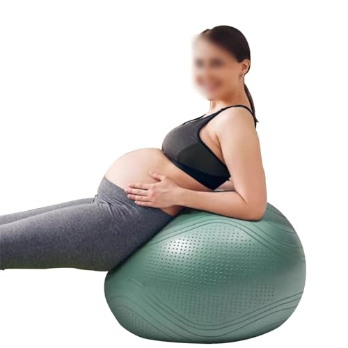 RajoNN Geburtsball, explosionsgeschützter Yogaball, Balanceball mit Pumpe, robuster Gymnastikball für Fitness, Schwangerschaft, Gleichgewicht und Physiotherapie, Fitness im Heim-Fitnessstudio, von RajoNN