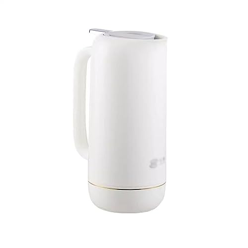 RajoNN Thermoskanne, 1,6 l, große Kapazität, multifunktionale Kaffeekanne aus Glas für den Haushalt, Isolierkanne (Farbe: Weiß) von RajoNN