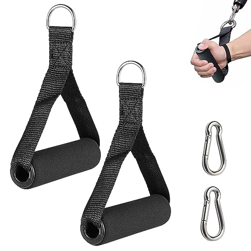 Rakiuty Einhandgriff kabelzug,Einhandgriff für Widerstandsbänder,Griffe für Fitnessbänder,Handgriff Widerstandsbänder,2 Einhandgriffe und 2 Karabinerhaken,für Widerstandsbänder,Krafttraining Rakiuty Einhandgriff kabelzug,Einhandgriff für Widerstandsbänder,Griffe für Fitnessbänder,Handgriff Widerstandsbänder,2 Einhandgriffe und 2 Karabinerhaken,für Widerstandsbänder,Krafttraining von Rakiuty