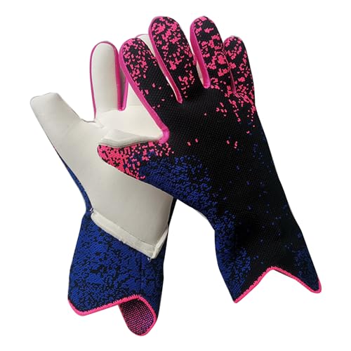 Ralondbey Torwarthandschuhe mit Fingern, Latex-Schutzhandschuhe für Erwachsene und Jugendliche von Ralondbey