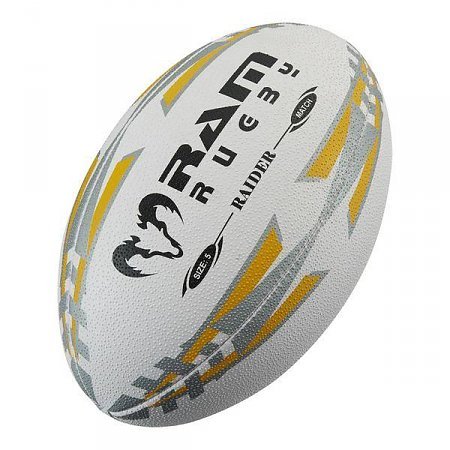 RAM Rugby - Offizieller Wettkampfball - Absolutes Top Rugbyball - Große 5 (Gelb) von RAM Rugby