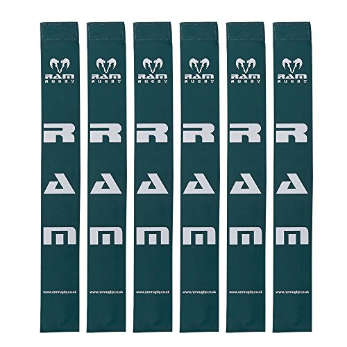 RAM Rugby Zugbänder – Sets von 20 Zuggürteln – 6 Farben, grün von Ram