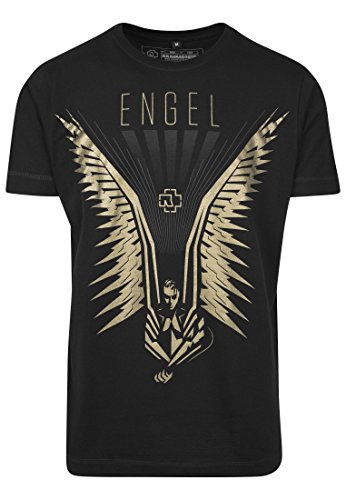 RS Herren RS002-Rammstein Flügel Tee T-Shirt, Black, M von Rammstein