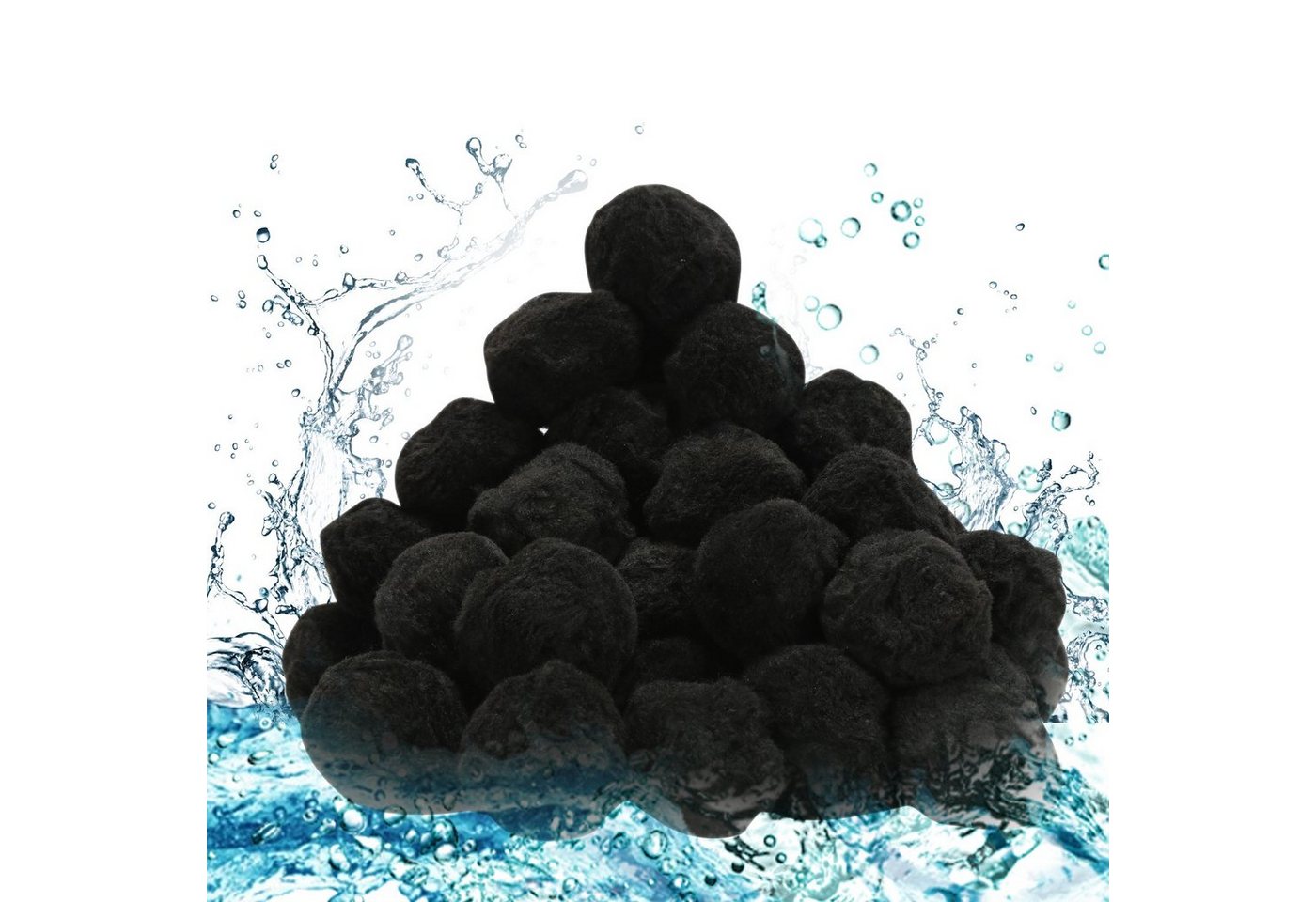 Randaco Sandfilteranlage Pool Filter Balls für Schwimmbad Filtersand für 25kg Filterballs von Randaco