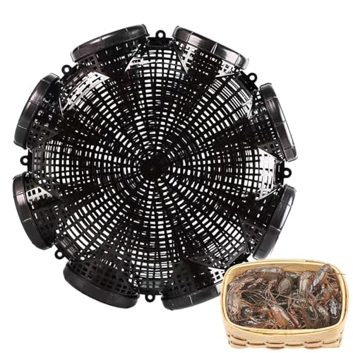 Fischfalle Mit 8 Löchern, Atmungsaktive Plastik Crawdad Crawfish -Falle, Tragbares Fischereinetz Für Loach, Abnehmbare Minnow -Fallen Mit Fixierschnalle, Fischreuse Köder Fisch Reuse Aalreuse Fischfalle Mit 8 Löchern, Atmungsaktive Plastik Crawdad Crawfish -Falle, Tragbares Fischereinetz Für Loach, Abnehmbare Minnow -Fallen Mit Fixierschnalle, Fischreuse Köder Fisch Reuse Aalreuse von Ranley