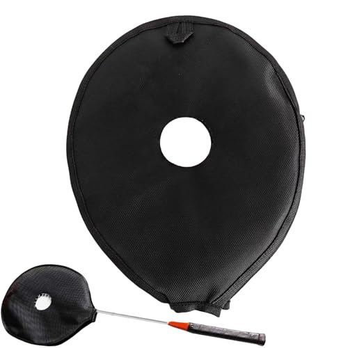 Ranley Badminton-Widerstandsabdeckung, Badmintonschläger-Kopfabdeckung | Bequeme Schlägerkopf-Schutzhülle,Effektive Trainingsschläger-Schutzhüllen, Badminton-Schutzausrüstung für Swing Indoor Outdoor Ranley Badminton-Widerstandsabdeckung, Badmintonschläger-Kopfabdeckung | Bequeme Schlägerkopf-Schutzhülle,Effektive Trainingsschläger-Schutzhüllen, Badminton-Schutzausrüstung für Swing Indoor Outdoor von Ranley