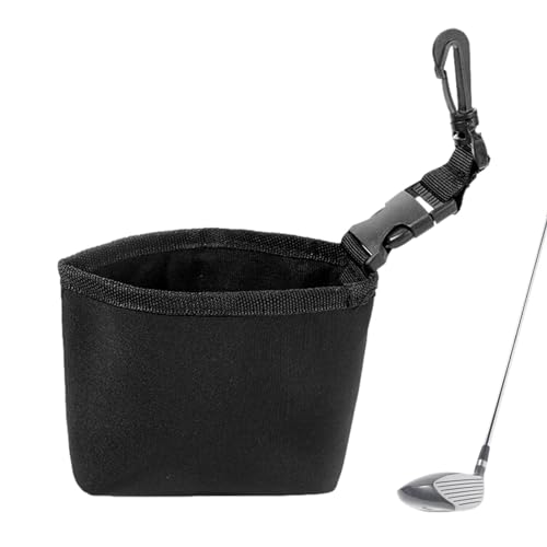 Ranley Golfball-Peeling-Tasche,Golfschläger-Peeling-Tasche - Leichter Golfschläger-Kulturbeutel | Golfschläger-Waschmaschine mit abnehmbarem Clip, Golf-Reinigungsbeutel reinigt Schlägerrillen von Ranley