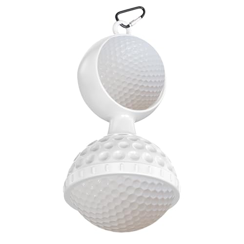 Ranley Golfball-Scheuerbürste,Golfball-Schrubbbürste - 2-in-1 Silikon-Reinigungsbürste mit Karabiner | Golfbürste, Golf-Aufbewahrungsbürste, Golf-Peelingbürste für Männer, Golfer von Ranley