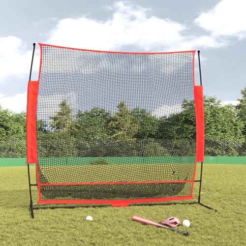 Rantry Baseball-Netz, tragbar, Polyester, Schwarz und Rot, 215 x 107 x 216 cm Rantry Baseball-Netz, tragbar, Polyester, Schwarz und Rot, 215 x 107 x 216 cm von Rantry